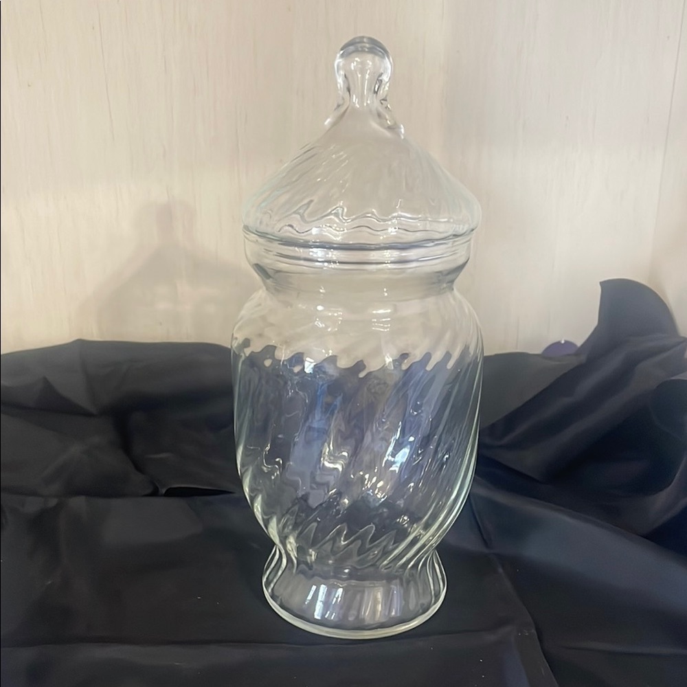 Elegant Glass Jar with Lid